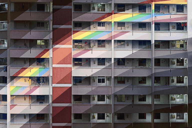 HDB Rainbow, from the series Time is a Dimension