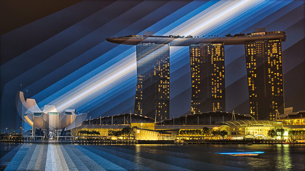 Marina Bay Sands Sunset, from the series Time is a Dimension
