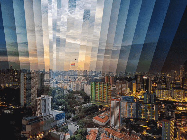 Singapore Flypast, from the series Time is a Dimension