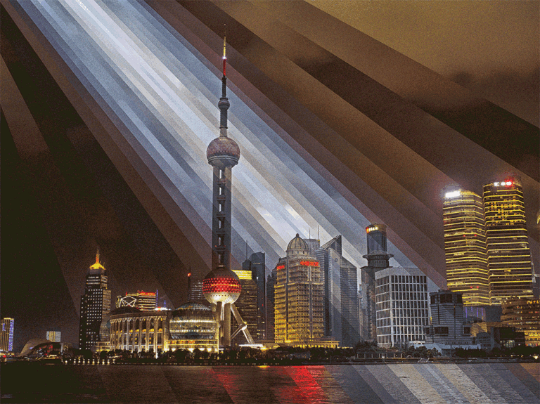 Oriental Pearl, Shanghai, from the series Time is a Dimension
