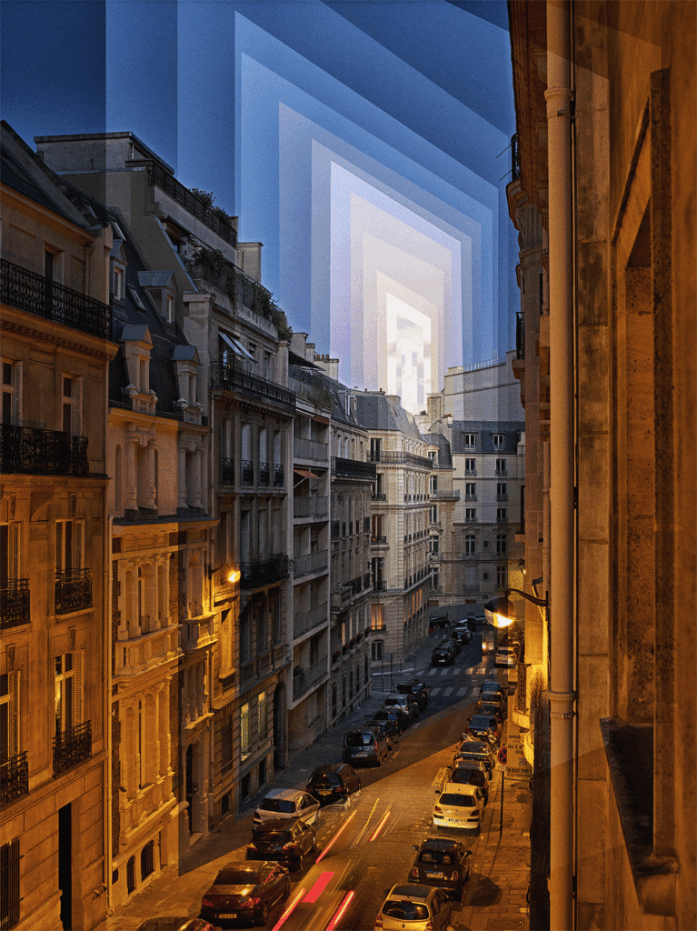 Sunset at a Parisian Alley, from the series Time is a Dimension