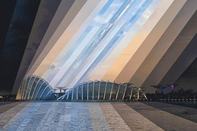 Sunset at Gardens by the Bay, from the series Time is a Dimension