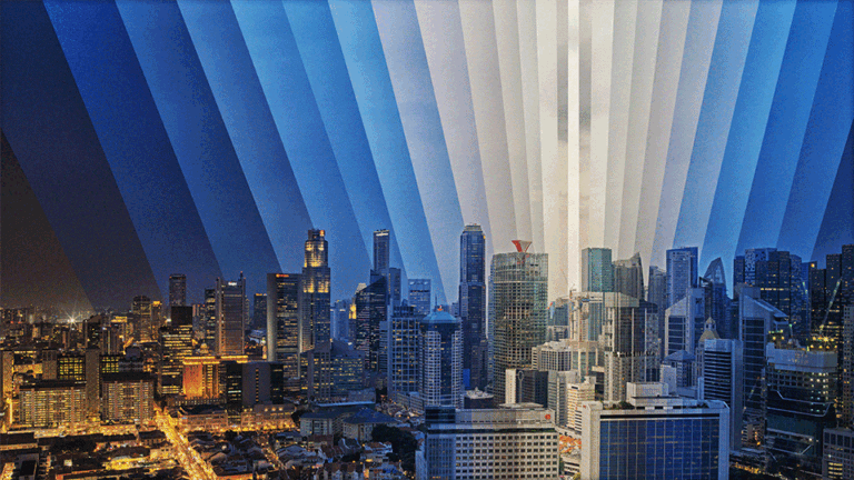 Downtown Sunset, from the series Time is a Dimension