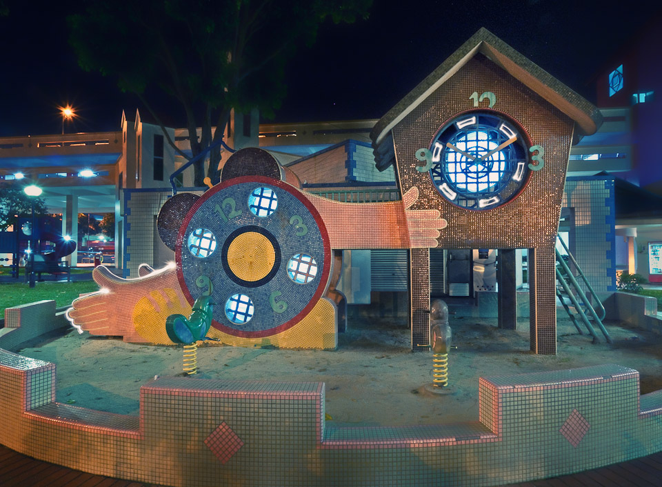 Clock Playground, Bishan, from the series Old Singapore Playgrounds