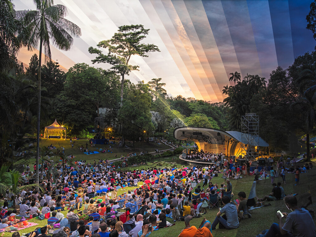 Concert, Botanic Gardens, from the series Time is a Dimension