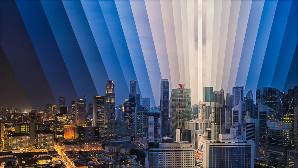 Downtown Sunset, from the series Time is a Dimension