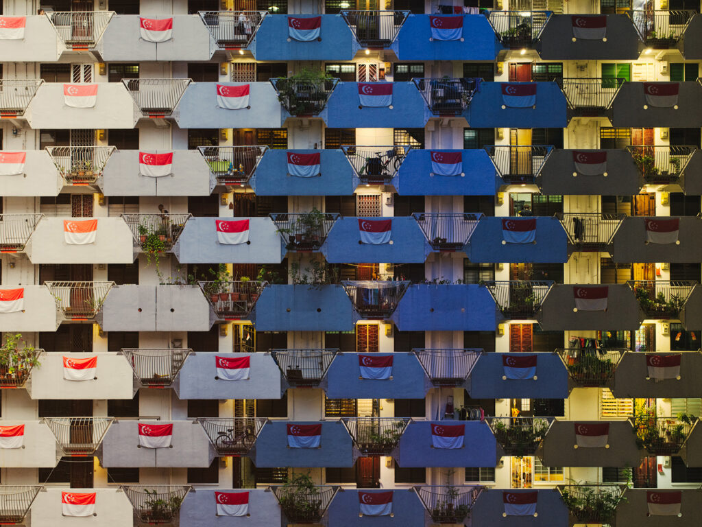 Selegie, Singapore Flag, from the series Time is a Dimension