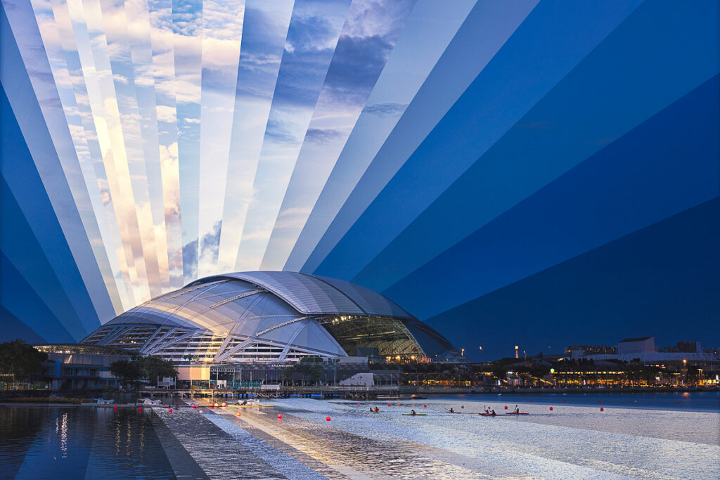 Singapore Sports Hub, from the series Time is a Dimension